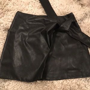 Beautiful vegan leather skirt